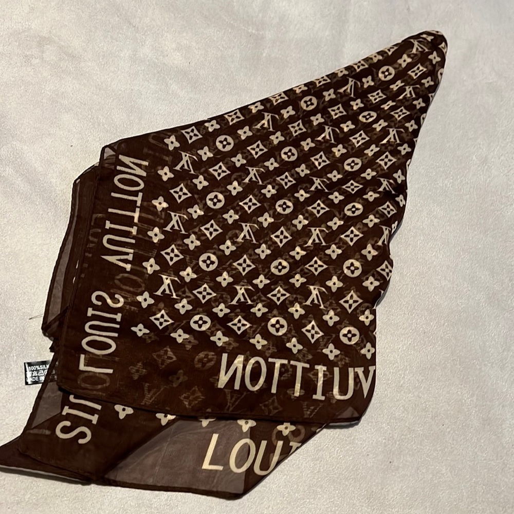 Louis Vuitton silk scarf